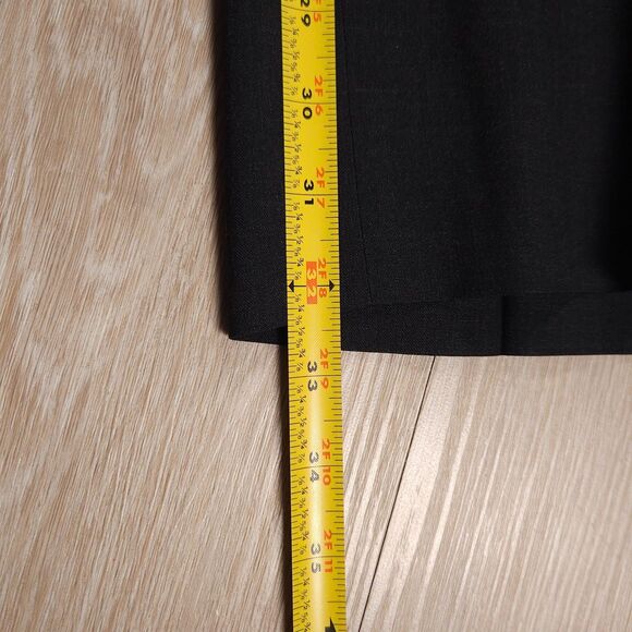 J Press Dress Pants Mens 40x32 Charcoal Gray Wool Made in USA Business Formal - Picture 12 of 14